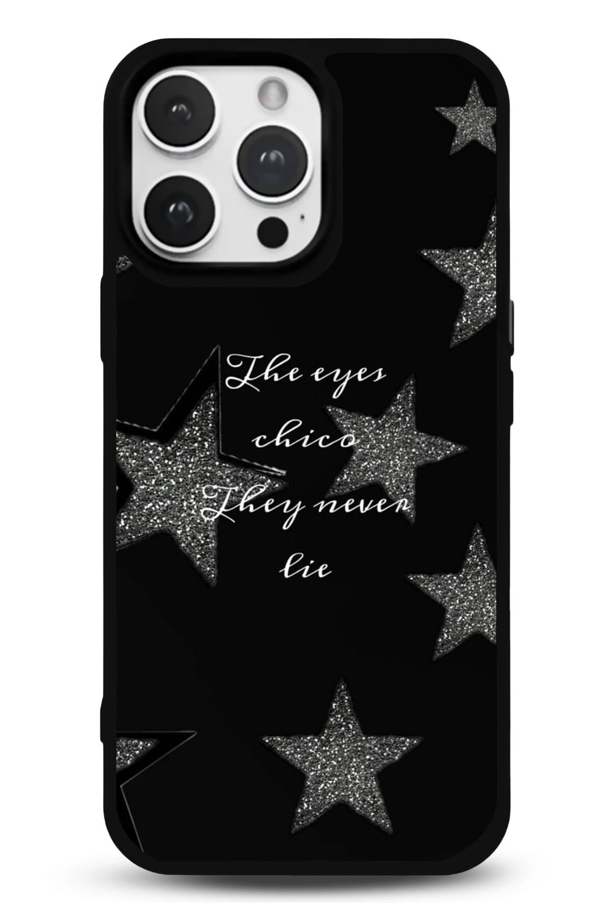 iPhone 12 Pro Max Uyumlu The Eyes Chico Desenli Parlak Telefon Kılıfı - Kişiye Özel 3D LED Gece Lambası & Hediye | Eymi