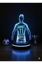 İsme Özel Futbolcu Lambası Forma Numarası Detayı