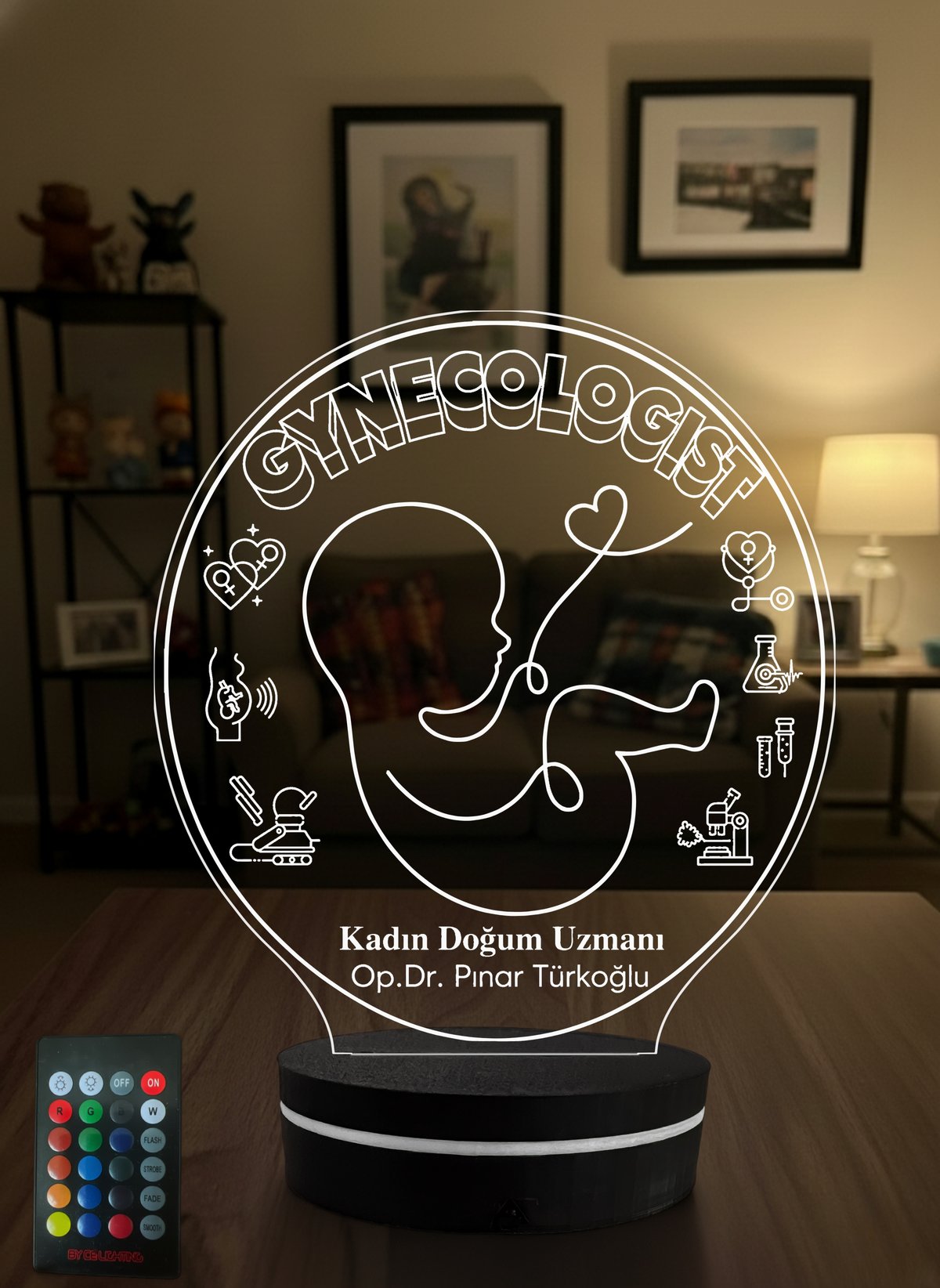 Jinekolog Lamba Doktora Özel Hediye, Ebe Hediyesi, Kadın Hastalıkları ve Doğum Uzmanına 3D LED Lamba - 3D LED Gece Lambası (Eymi) Jinekolog Lamba Doktora Özel Hediye, Ebe Hediyesi, Kadın Hastalıkları ve Doğum Uzmanına 3D LED Lamba - 3D LED Gece Lambası (Eymi)