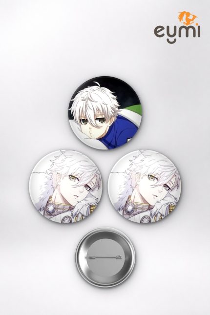 Blue Lock Animesi Nagi Seishiro Anime Rozet Seti Set 1 3’lü (58 mm)