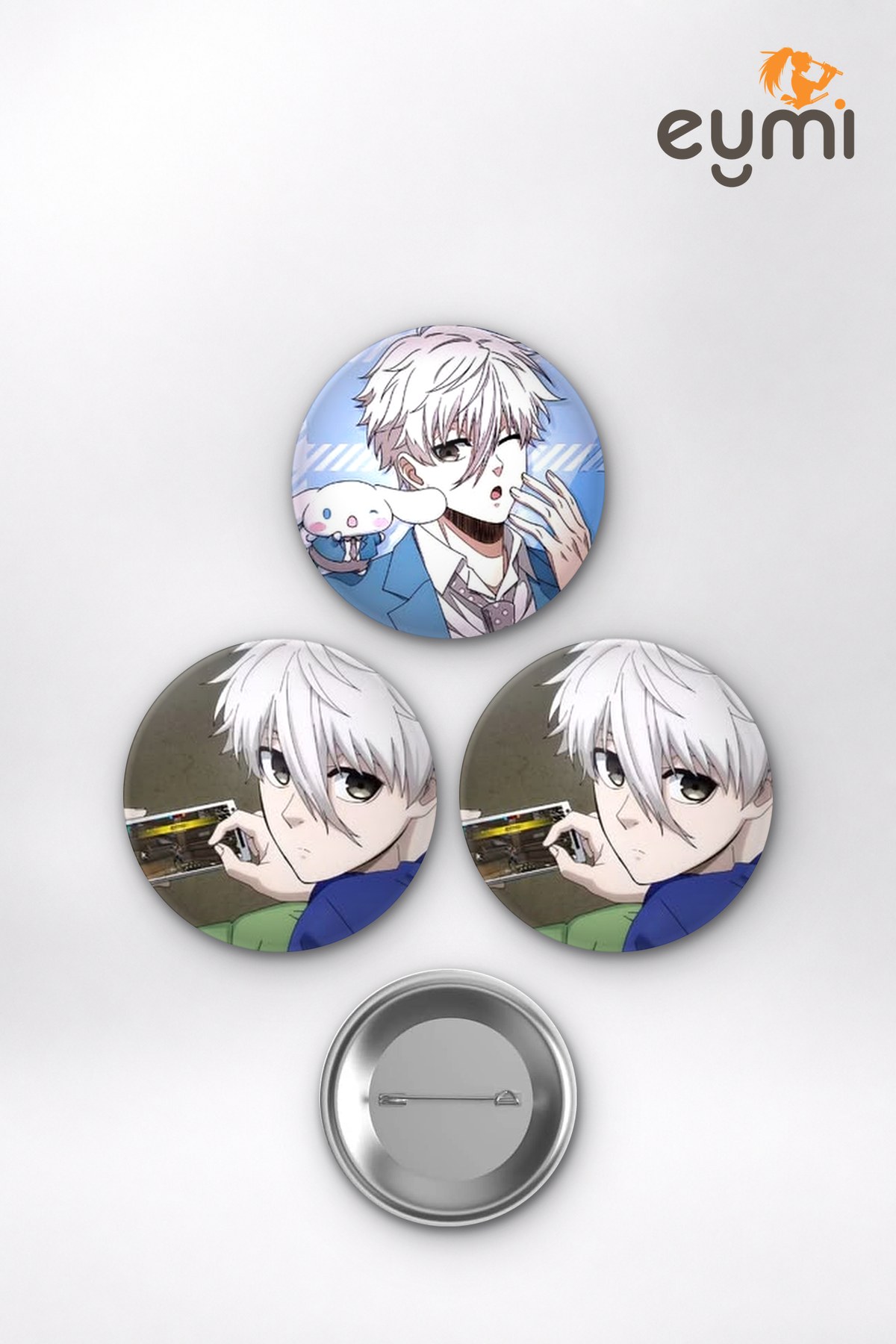 Blue Lock Animesi Nagi Seishiro Anime Rozet Seti Set 2 3’lü (58 mm) Blue Lock Animesi Nagi Seishiro Anime Rozet Seti Set 2 3’lü (58 mm)