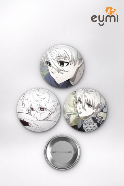 Blue Lock Animesi Nagi Seishiro Anime Rozet Seti Set 3 3’lü (58 mm)