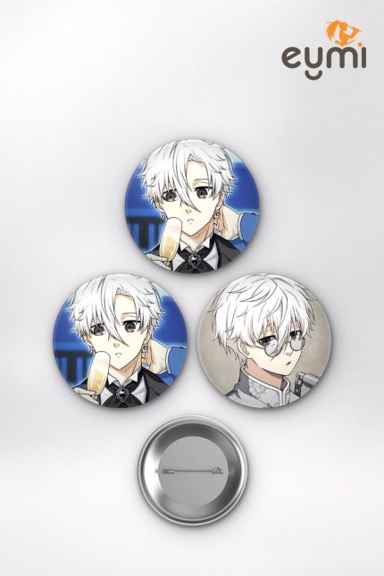 Blue Lock Animesi Nagi Seishiro Anime Rozet Seti Set 4 3’lü (58 mm)