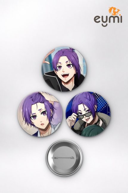 Blue Lock Animesi Reo Mikage Anime Rozet Seti Set 2 3’lü (58 mm)
