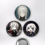 Limbus Company Faust Sinner Oyun Temalı Çanta Süsü İğneli Buton Rozet Seti Set 1 3’lü (58 mm)