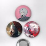 Limbus Company Faust Sinner Oyun Temalı Çanta Süsü İğneli Buton Rozet Seti Set 2 3’lü (58 mm)