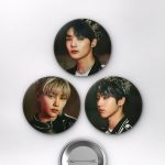Stray Kids Bang Chan, Felix, Hyunjin Crown Taç Simgeleri K-Pop Temalı Çanta Rozeti İğneli Buton Rozet Seti Set 3 3’lü (58 mm)