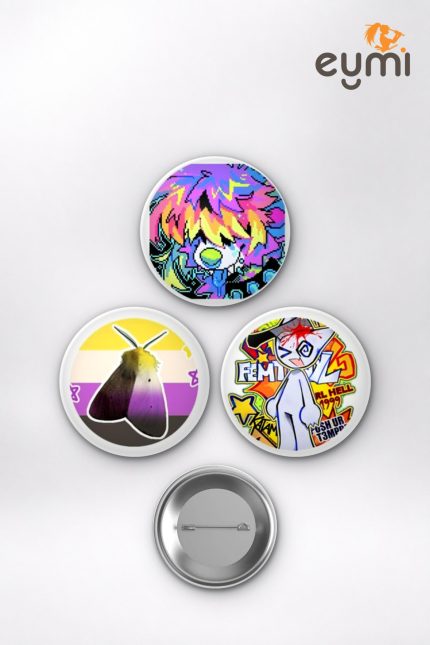 Dragon Ball Z Animesi Son Goku Super Saiyan Anime Rozet Seti Set 1 3’lü (58 mm)