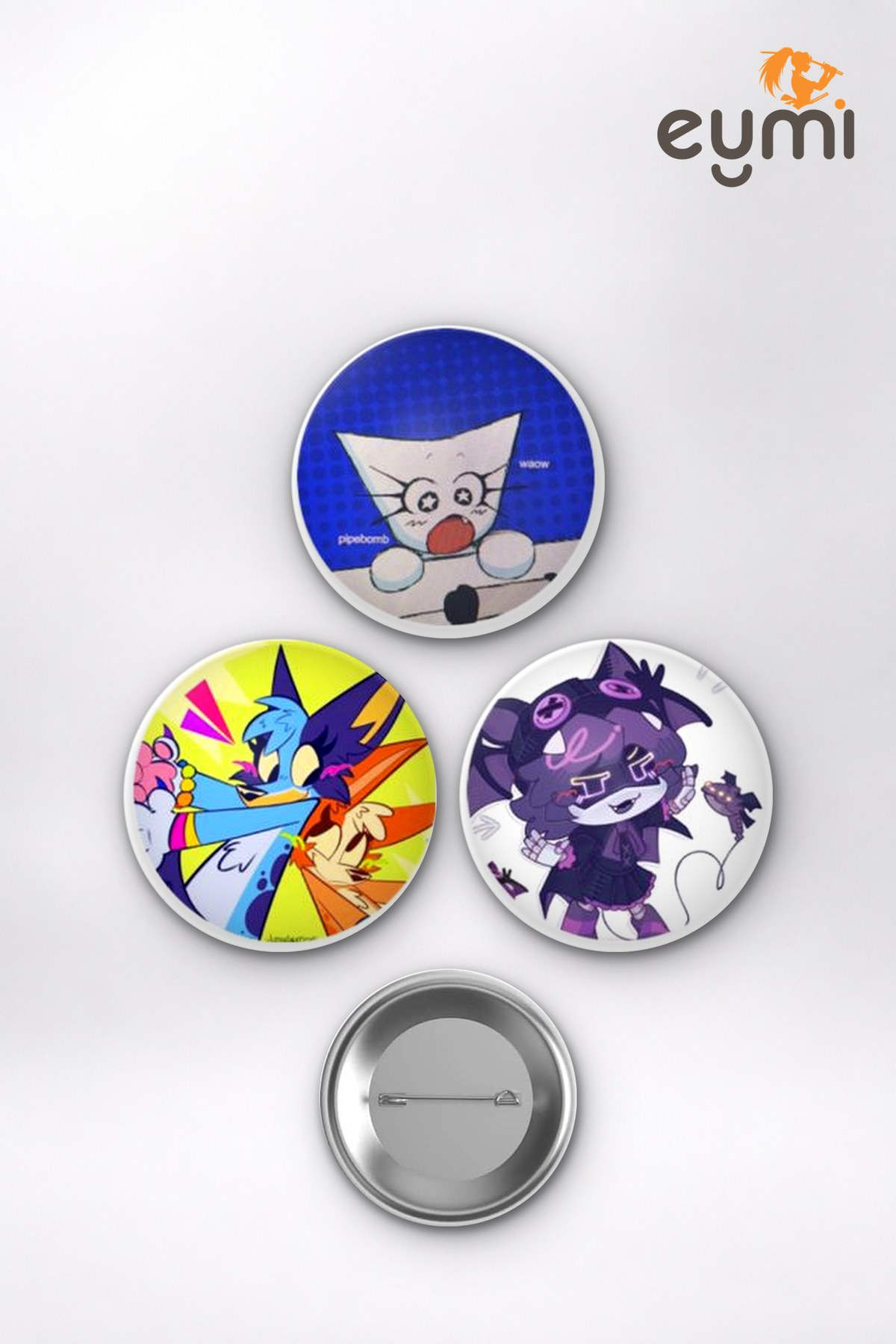 Dragon Ball Z Animesi Son Goku Super Saiyan Anime Rozet Seti Set 2 3’lü (58 mm) Dragon Ball Z Animesi Son Goku Super Saiyan Anime Rozet Seti Set 2 3’lü (58 mm)