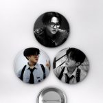 Stray Kids Seo Changbin K-Pop Sanatçısı K-Pop Temalı Çanta Rozeti İğneli Buton Rozet Seti Set 1 3’lü (58 mm)