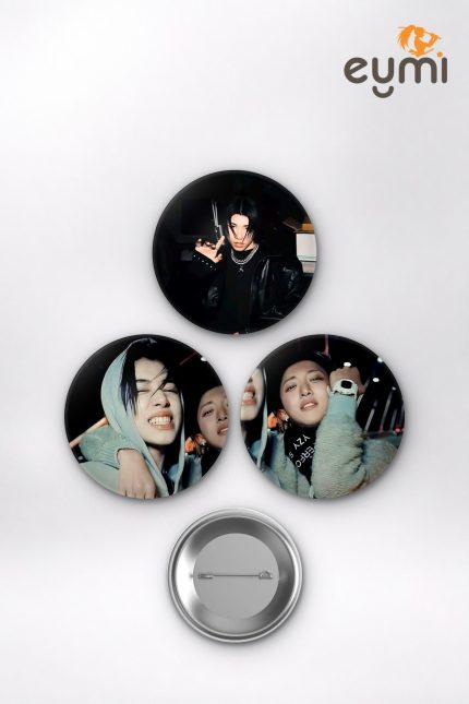 Louis Elliot & Jiho Jourdain Animesi Bestie Matching Anime Rozet Seti Set 2 3’lü (58 mm)