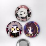 The Amazing Digital Circus Animesi Pomni, Jax ve Ragatha TADC Anime Rozet Seti Set 1 3’lü (58 mm)