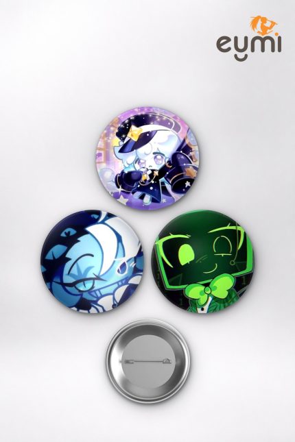 Pokémon Animesi Ash Ketchum ve Pikachu Anime Rozet Seti Set 2 3’lü (58 mm)