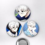 Blue Lock Animesi Nagi Seishiro Lise Dahisi Anime Rozet Seti Set 2 3’lü (58 mm)