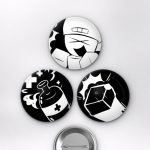 Roblox Slap Battles ve Subspace Tripmine Oyun Temalı Çanta Rozeti İğneli Buton Rozet Seti Set 1 3’lü (58 mm)