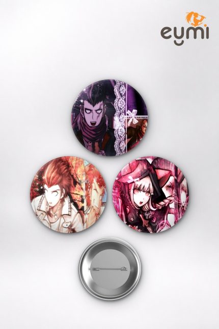 One Piece Animesi Monkey D. Luffy ve Hasır Şapka Korsanları Anime Rozet Seti Set 2 3’lü (58 mm)