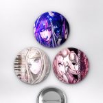One Piece Animesi Monkey D. Luffy ve Hasır Şapka Korsanları Anime Rozet Seti Set 3 3’lü (58 mm)