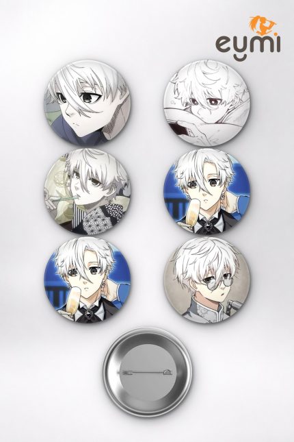Blue Lock Nagi Seishiro Temalı Çanta Süsü Rozet İğneli Buton Rozet Seti Set 2 (6 ADET) (58 mm)