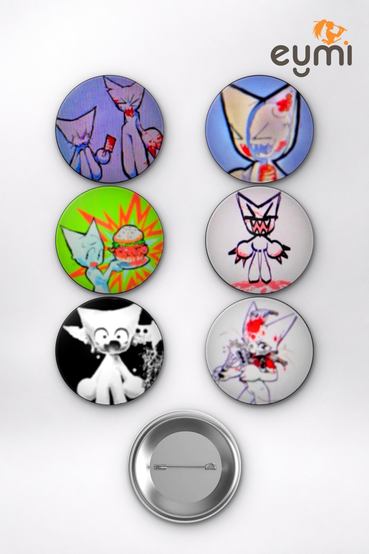 Hazbin Hotel & Webcore Hazbin Hotel ve Femtanyl Estetiği Temalı Çanta Süsü Rozet İğneli Buton Rozet Seti Set 1 (6 ADET) (58 mm) Hazbin Hotel & Webcore Hazbin Hotel ve Femtanyl Estetiği Temalı Çanta Süsü Rozet İğneli Buton Rozet Seti Set 1 (6 ADET) (58 mm)