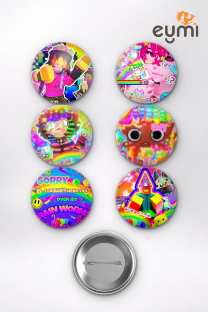 Codename Anastasia Kwon Taekjoo ve Zhenya Manhwa Temalı Çanta Süsü Rozet İğneli Buton Rozet Seti (6 ADET) (58 mm)