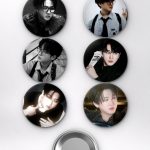 Stray Kids Seo Changbin K-Pop Sanatçısı K-Pop Temalı Çanta Süsü Rozet İğneli Buton Rozet Seti (6 ADET) (58 mm)