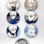 Blue Lock Nagi Seishiro Lise Dahisi Temalı Çanta Süsü Rozet İğneli Buton Rozet Seti (6 ADET) (58 mm)