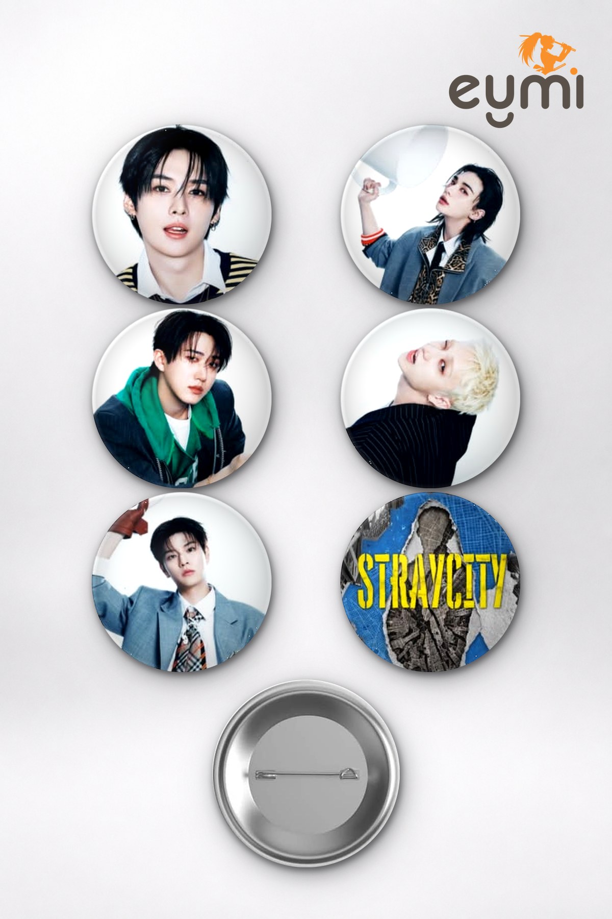 Stray Kids SKZ Tüm Üyeler (Bang Chan, Felix, Hyunjin, Lee Know) K-Pop Temalı Çanta Süsü Rozet İğneli Buton Rozet Seti Set 2 (6 ADET) (58 mm) Stray Kids SKZ Tüm Üyeler (Bang Chan, Felix, Hyunjin, Lee Know) K-Pop Temalı Çanta Süsü Rozet İğneli Buton Rozet Seti Set 2 (6 ADET) (58 mm)