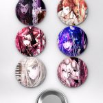 One Piece Monkey D. Luffy ve Hasır Şapka Korsanları Temalı Çanta Süsü Rozet İğneli Buton Rozet Seti Set 2 (6 ADET) (58 mm)